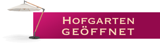 Hofgarten geöffnet